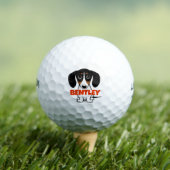 Balles De Golf Piebald Dachshund mignon Chien Chien Chien Chien P (T-shirt Insitu)