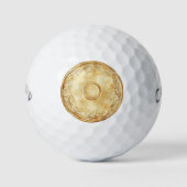 Balles De Golf Pièce d'or (Devant)