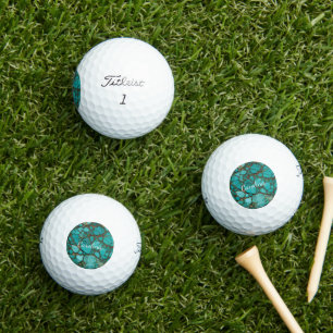 Balles De Golf Pierres turquoise