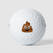 Balles De Golf Pile de Poo Emoji (Devant)