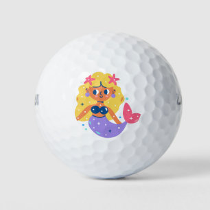 Balles De Golf Pink Fins mermaid