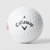 Balles De Golf PINK Personnalisé (Logo)