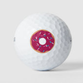Balles De Golf Pink Raspberry glazed donut (Devant)