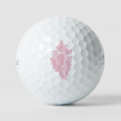 Balles De Golf Pink Seashells  (Recto)