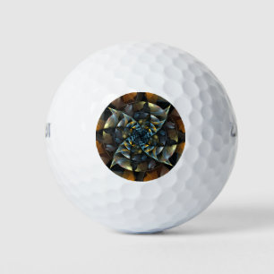 Balles De Golf Pinwheel Art Abstrait
