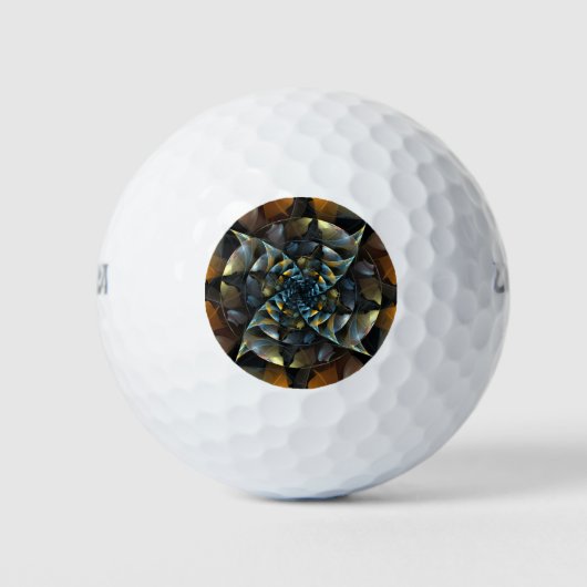 Balles De Golf Pinwheel Art Abstrait (Devant)