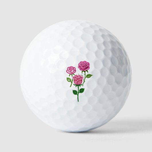 Balles De Golf Pipe Cleaner Flower (Recto)