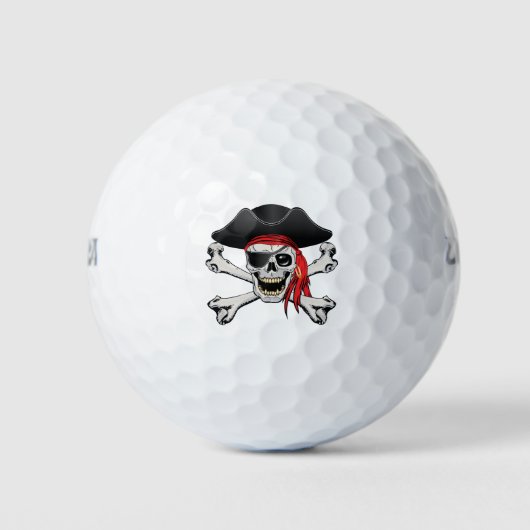 Balles De Golf Pirate (Devant)