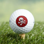Balles De Golf Pirate Skull - Danger! Cadeau de Novelty Golfer | (T-shirt Insitu)