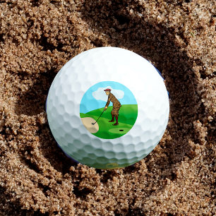Balles De Golf Pitch Shot by Panic-stricken Duffer