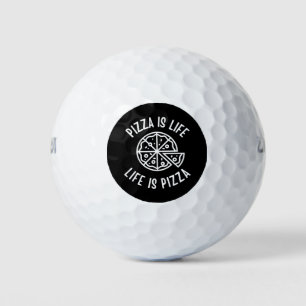Balles De Golf Pizza, c'est la vie, c'est la pizza, c'est drôle