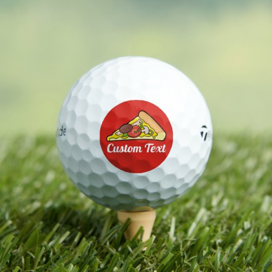 Balles De Golf Pizza slice (T-shirt Insitu)