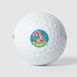 Balles De Golf plage santa claus