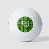 Balles De Golf Plaid vert grenouille - Nombreuses nuances de vert (Devant)