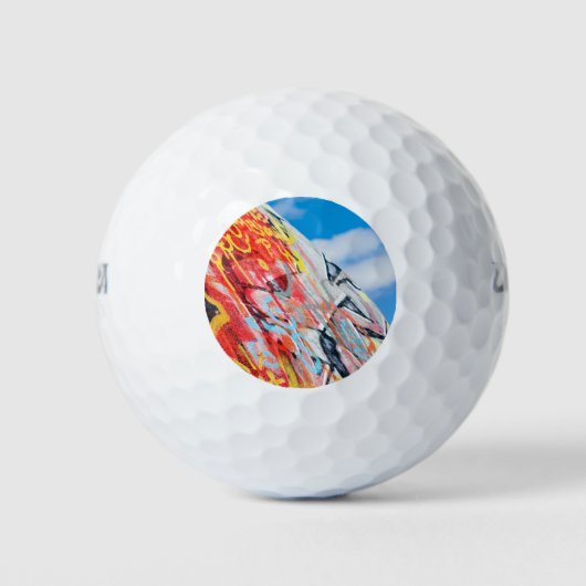 Balles De Golf planète graffiti (Devant)