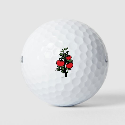 Balles De Golf Plante de tomate Légumes mal foncé (Devant)