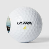 Balles De Golf Plongeon Huard Oiseau Commun Monogramme (Logo)