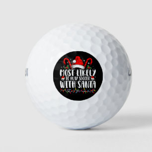 Balles De Golf Plus susceptible de jouer au football avec le Père