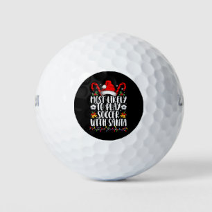 Balles De Golf Plus susceptible de jouer au football avec Santa F