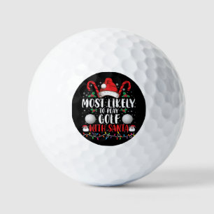Balles De Golf Plus susceptible de jouer au golf avec le Père Noë