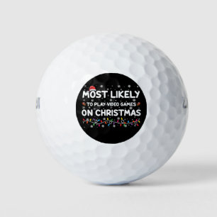 Balles De Golf Plus susceptible de jouer aux jeux vidéo le jour d