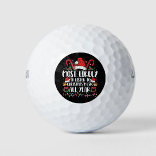 Balles De Golf Plus susceptible d'écouter Noël toute l'année Xmas