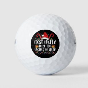 Balles De Golf Plus susceptible d'être trop excité pour dormir à