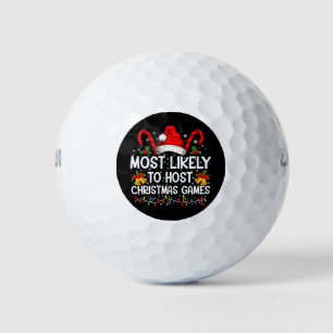 Balles De Golf Plus susceptible d'organiser des jeux de Noël en f