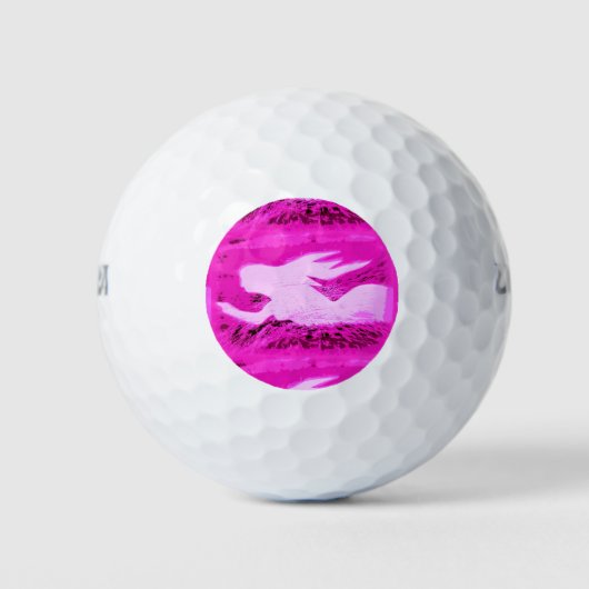 Balles De Golf pointant rose mermaid (Devant)