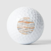 Balles De Golf Pointillisme Wavy Polka : Doux Doux Textile (Recto)