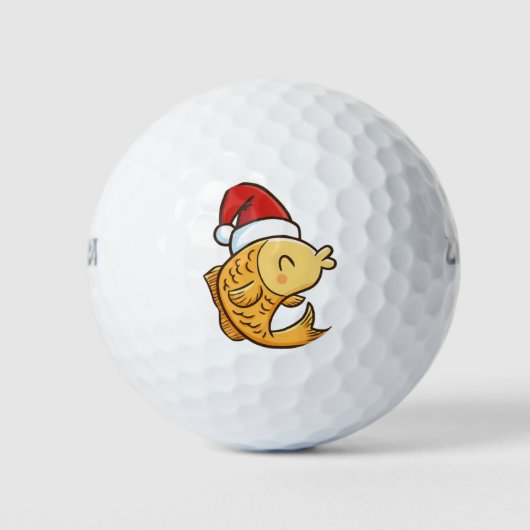 Balles De Golf Poisson de Noël (Devant)