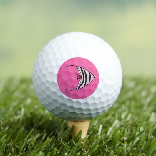 Balles De Golf Poisson rose mou (T-shirt Insitu)