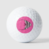 Balles De Golf Poisson rose mou (Recto)