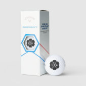 Balles De Golf Poker Chip Golf Thème Monogramme Golf Balls (Conditionnement)