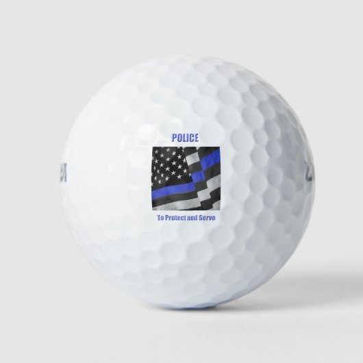 Balles De Golf Police (Devant)