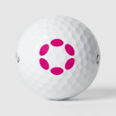 Balles De Golf Polkadot (Devant)