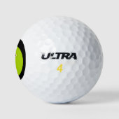 Balles De Golf Pomme mal avec Scar Halloween Golf Ball (Logo)