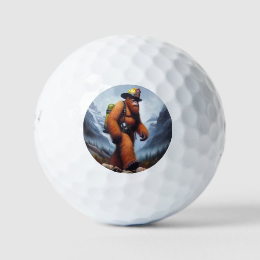 Balles De Golf Pompier de Bigfoot (Devant)