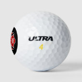 Balles De Golf Pompier Maltese Cross Wilson Golf Ball (3pk) (Logo)