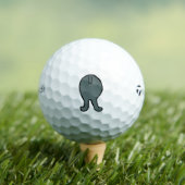 Balles De Golf poodle butt blue (T-shirt Insitu)