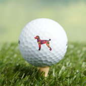 Balles De Golf Poodle Geo Silhouette Multi (T-shirt Insitu)