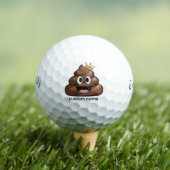 Balles De Golf Poop Emoji Funny Golf Ball – Funny King of Poop (T-shirt Insitu)