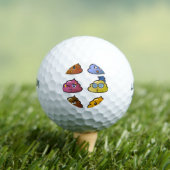 Balles De Golf Poop, emoji, golf, ball ⛳ (T-shirt Insitu)