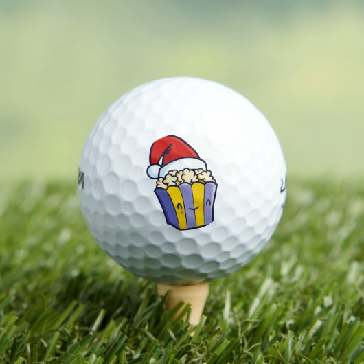 Balles De Golf Pop corn de Noël (T-shirt Insitu)