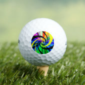 Balles De Golf Pop psychédélique (T-shirt Insitu)