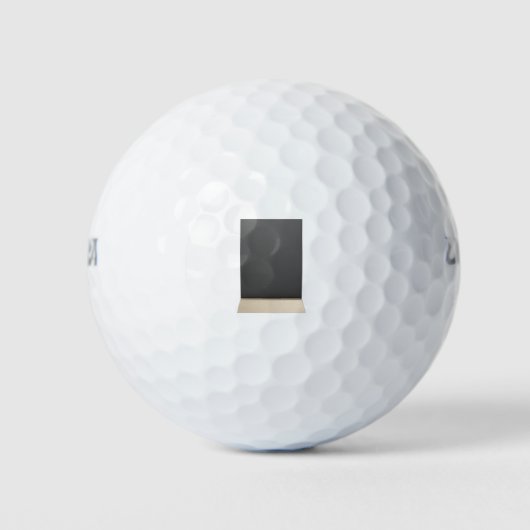 Balles De Golf Porte-menu en bois (Devant)