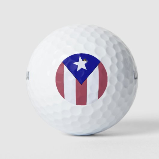 Balles De Golf Portoricain Pride (Devant)