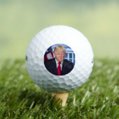 Balles De Golf Portrait officiel de Donald Trump (T-shirt Insitu)