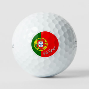 Balles De Golf Portugal Golf Balls, drapeau portugais / Patriotes