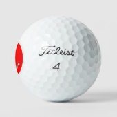 Balles De Golf Portugal Golf Balls, drapeau portugais / Patriotes (Logo)